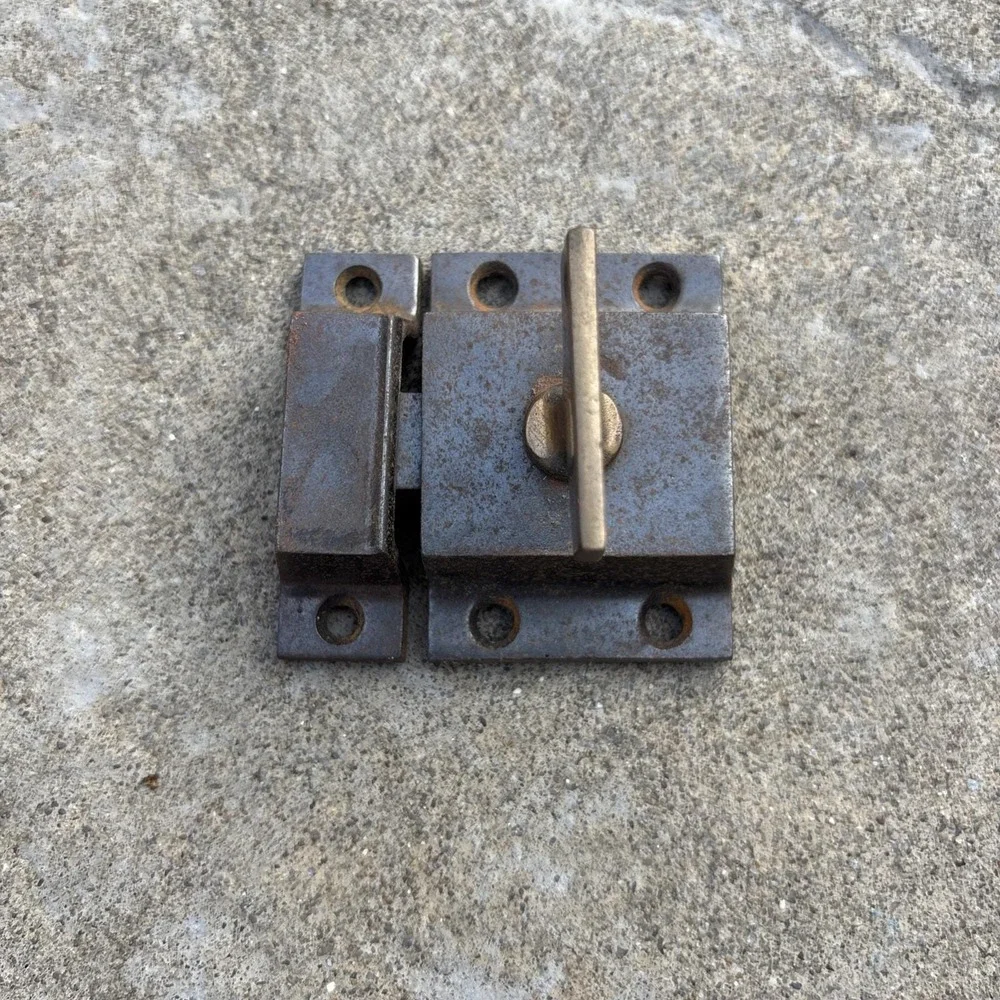 Vintage Cupboard Cabinet Door Latch Jelly Rustic Metal Turn